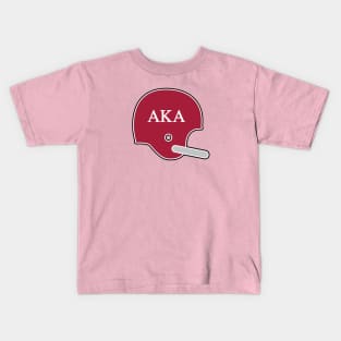 Alabama Alpha Kappa Alpha Retro Helmet Kids T-Shirt